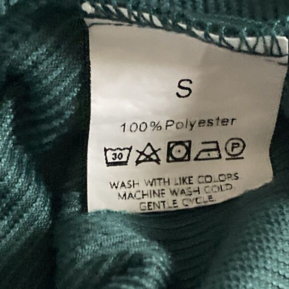 Unbranded Pants Women’s Size Small NWOT Excellent Green Flared 2 Front Pockets - Picture 13 of 13